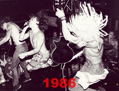 THE ACCUSED 1986 promo live photo